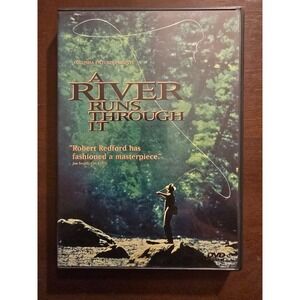 A River Runs Through It (DVD, 1992), Redford, Pitt, Skerritt, Excellent Cond